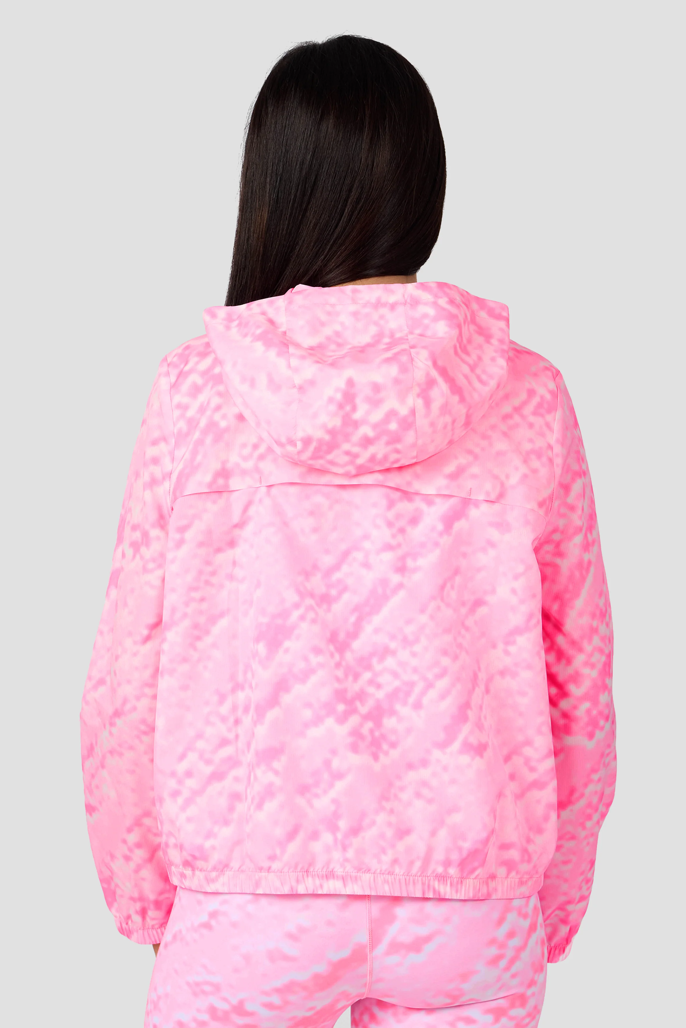 Girls Celeste Windbreaker - Candy Floss/Fuchsia/White - Image 2