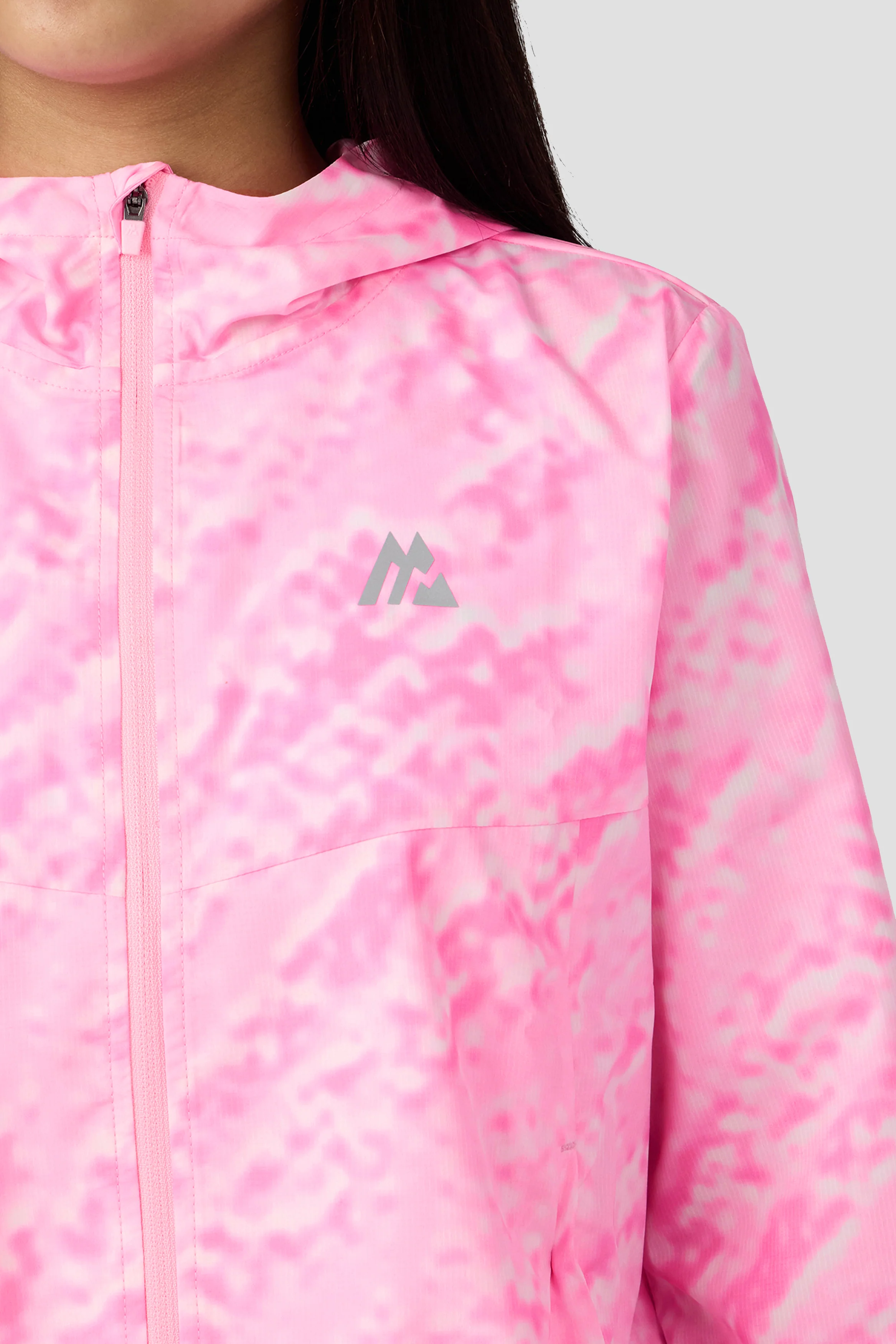 Girls Celeste Windbreaker - Candy Floss/Fuchsia/White - Image 3