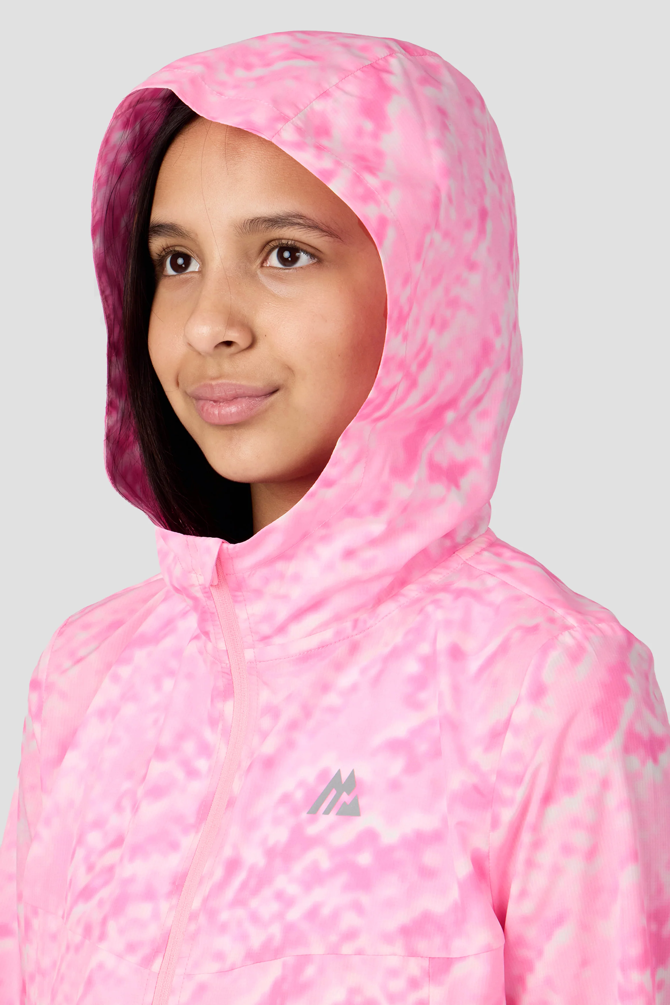 Girls Celeste Windbreaker - Candy Floss/Fuchsia/White - Image 5