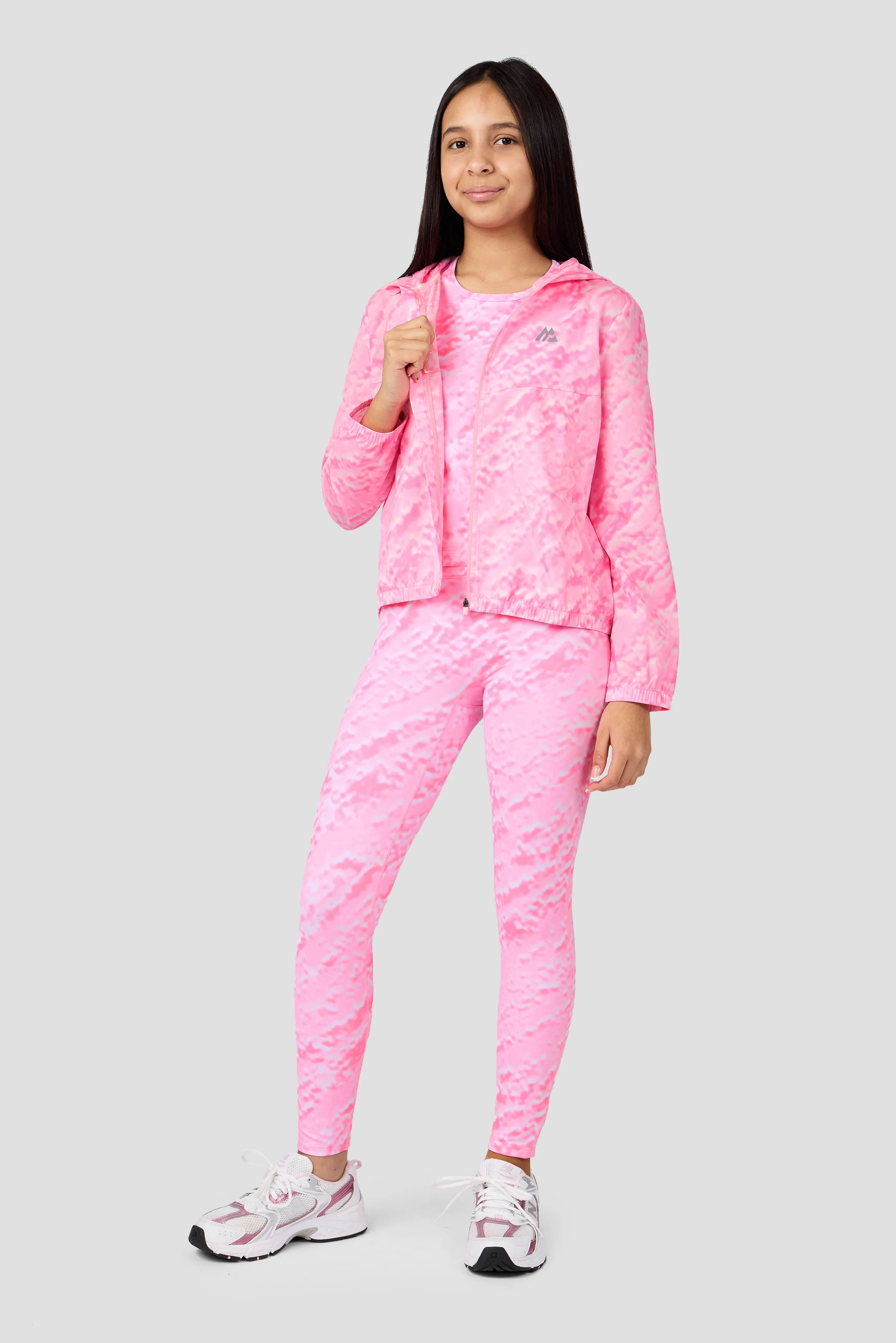 Girls Celeste Windbreaker - Candy Floss/Fuchsia/White - Image 7