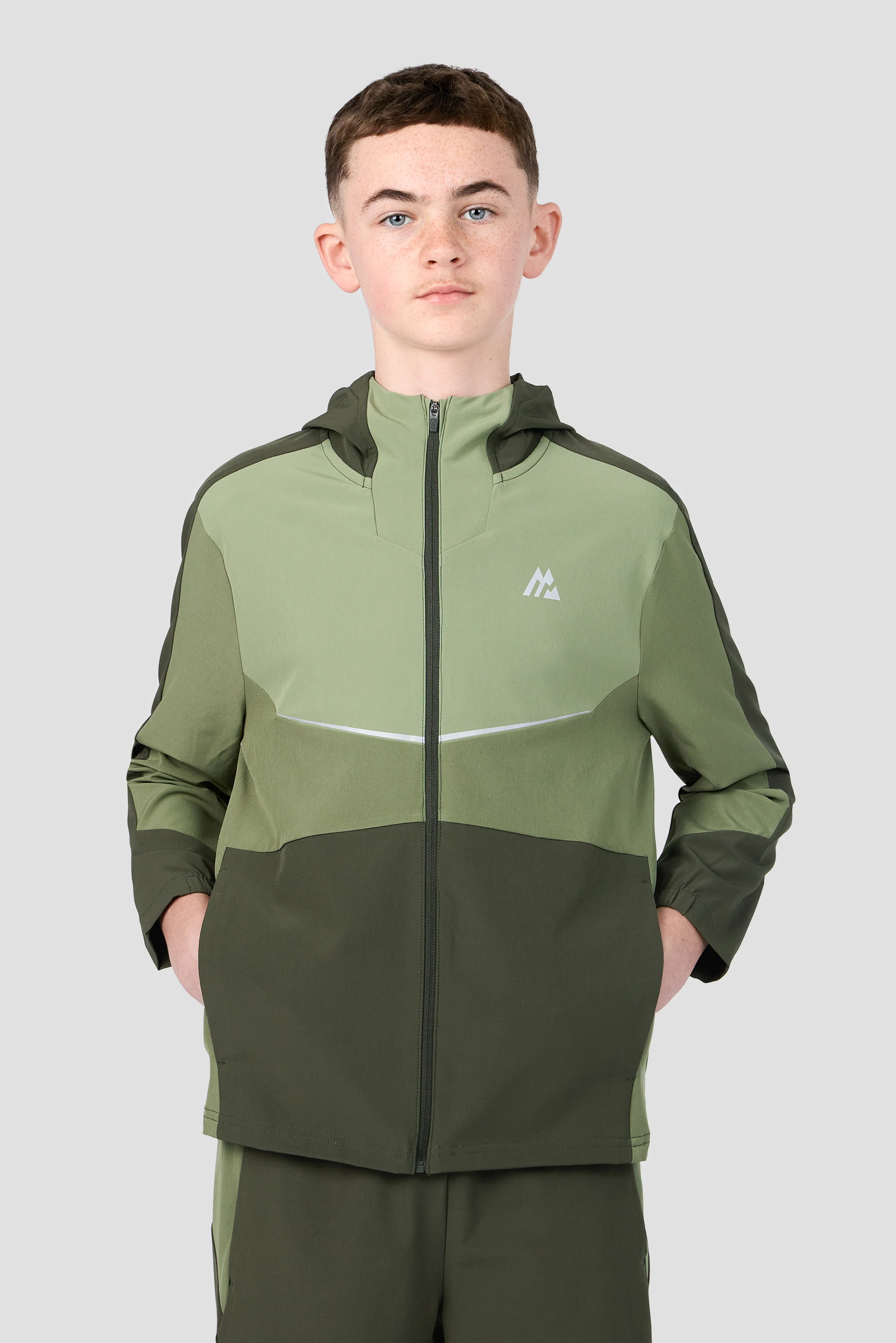 Boys Cerberus Jacket - Elm/Fleck/Orchard