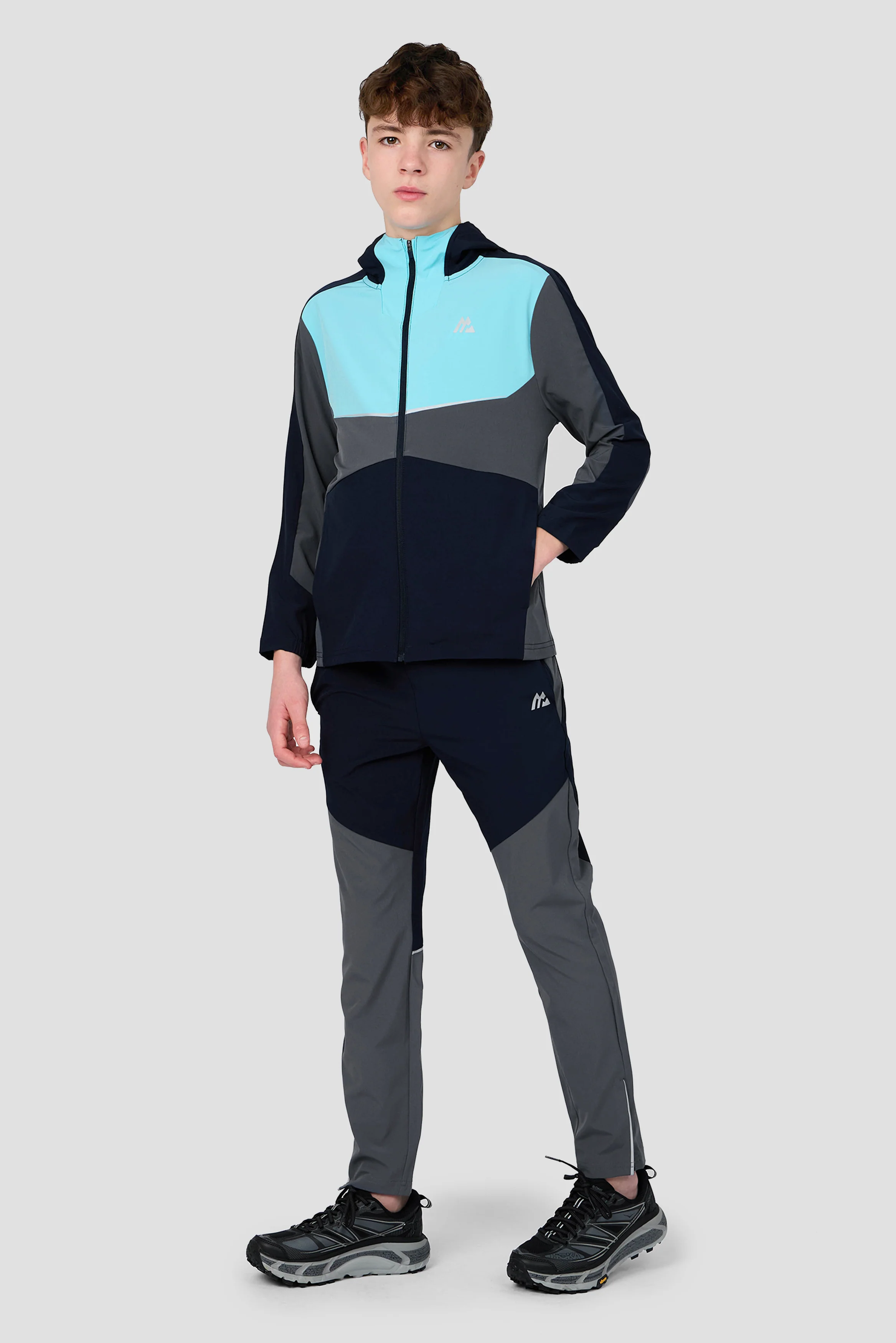 Boys Cerberus Pant - Navy Void/Neon Sky/Slate Grey - Image 3