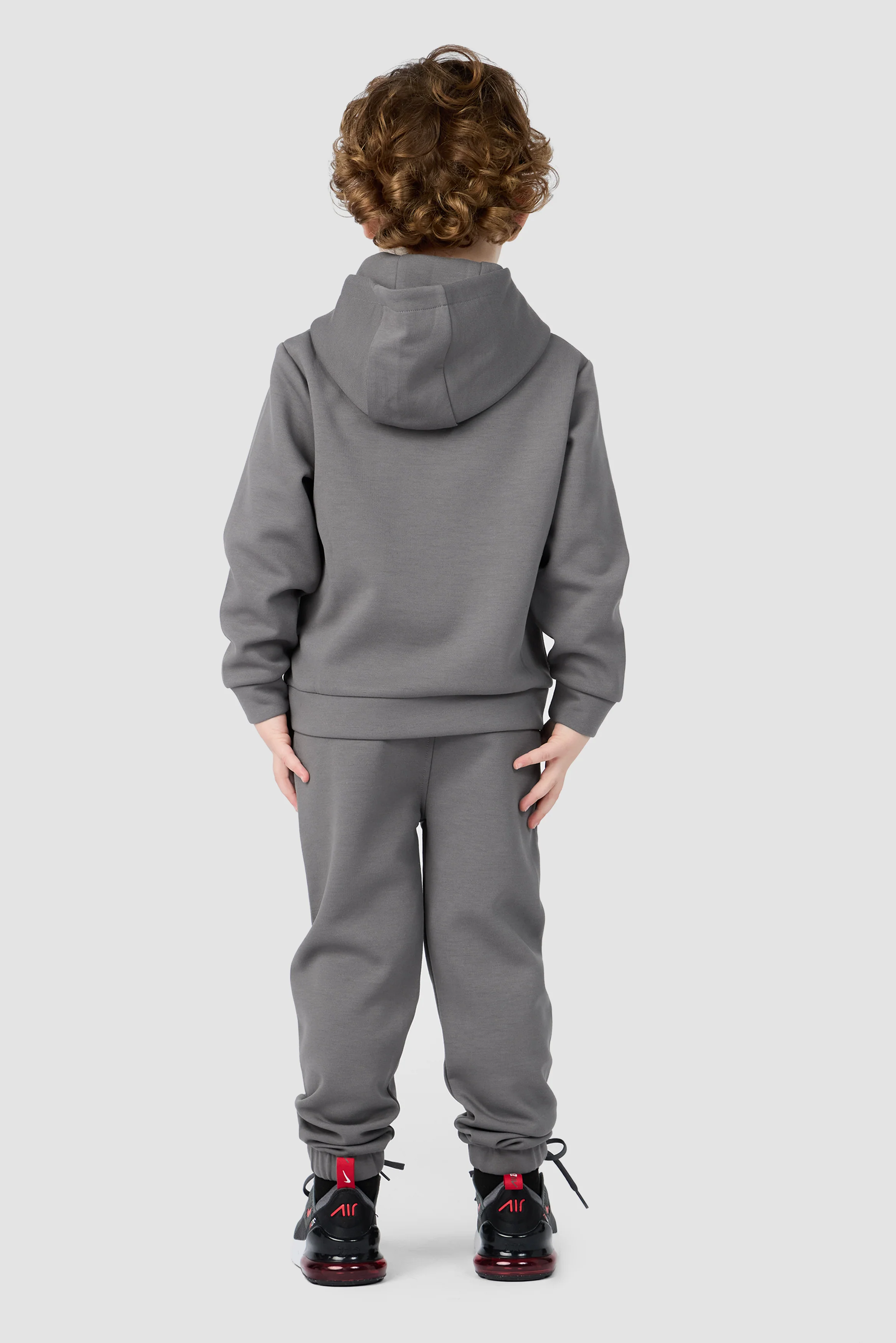 Infant Boys Explore Hood/Jogger Set - Cement Grey - Image 2