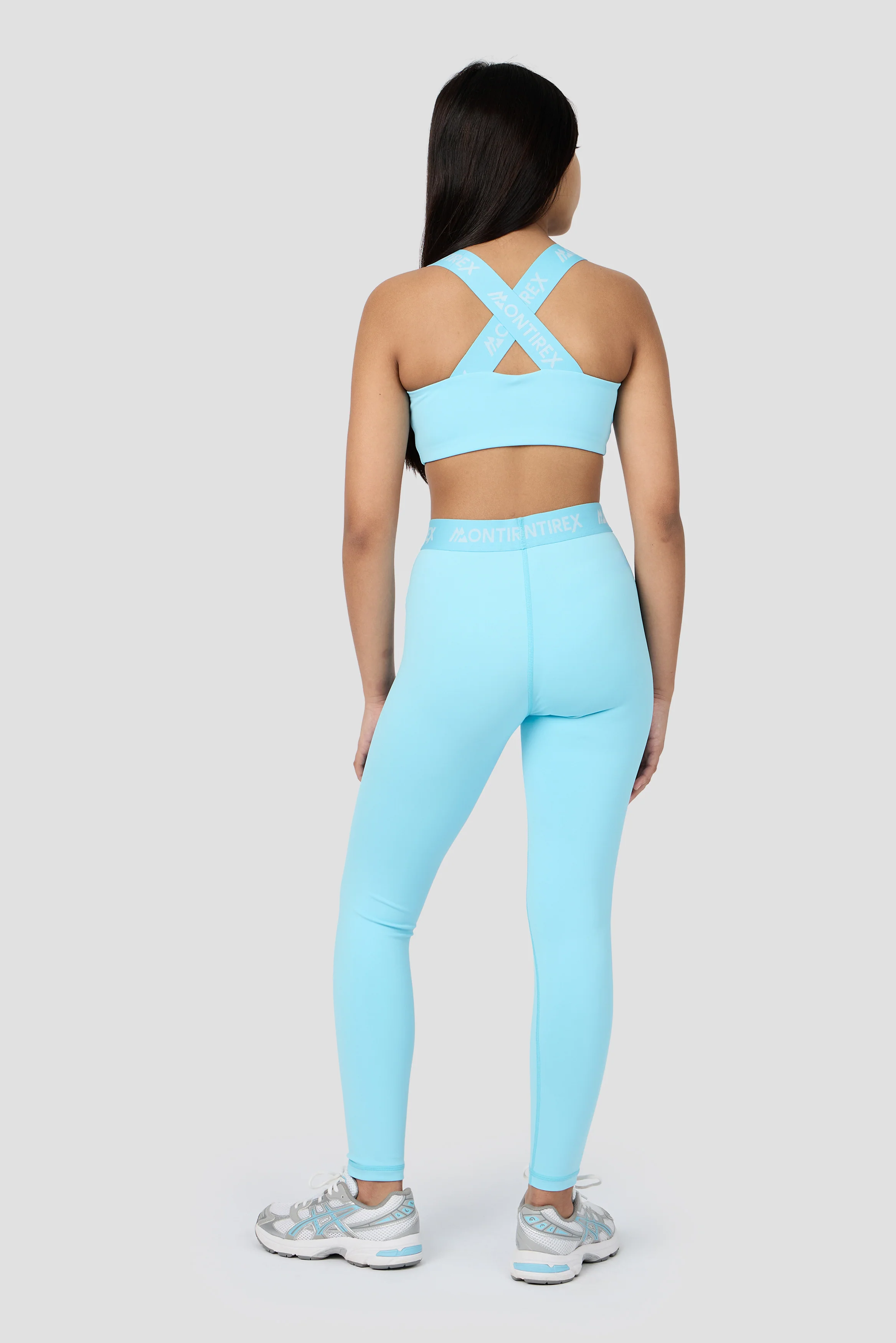 Girls Icon Full Length Legging - Seashell Blue - Image 4