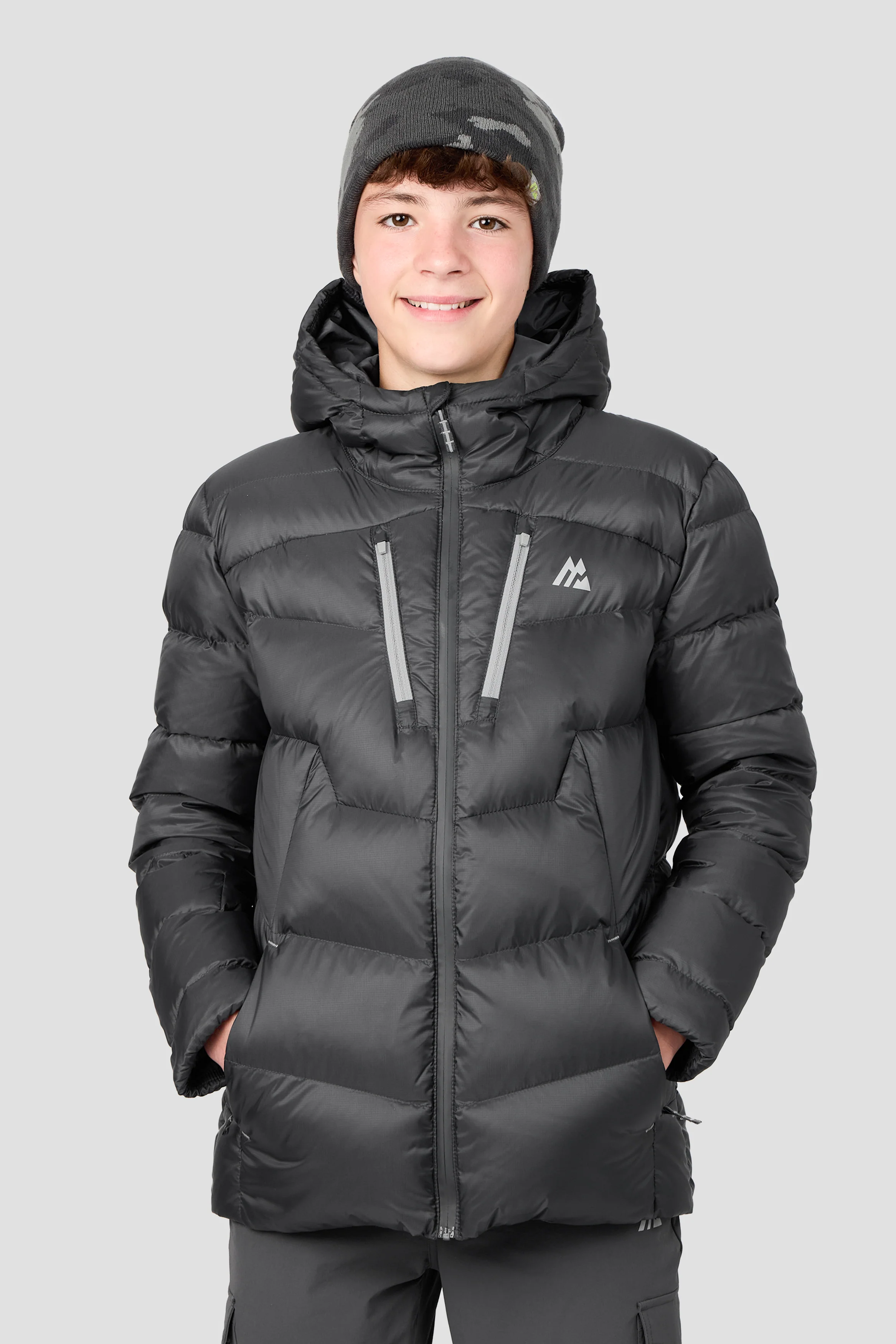 Junior Foli Beanie - Platinum Grey - Image 6