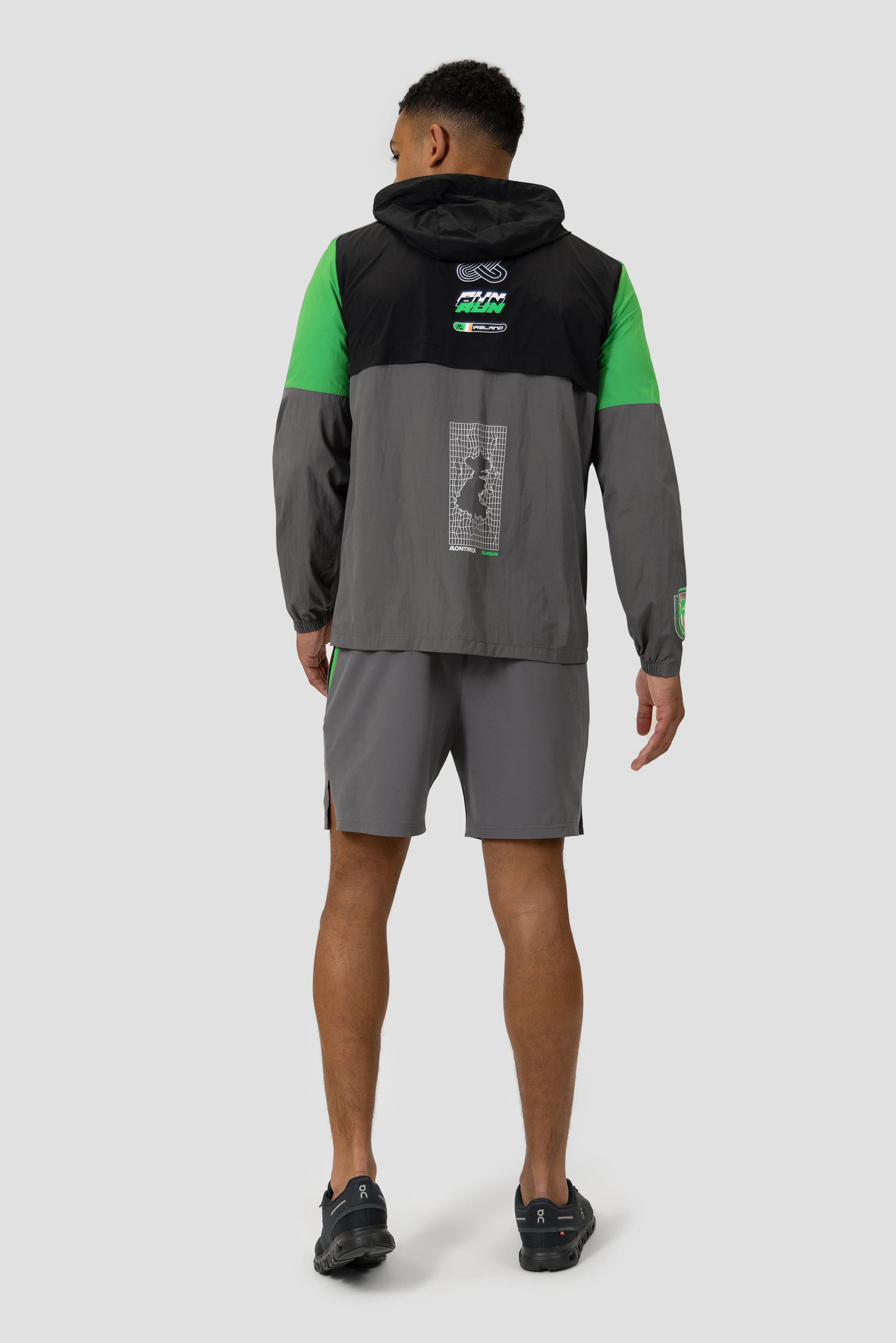 MTX Run City Dublin Jacket - Cement Grey/Black/Jada Green - Image 4