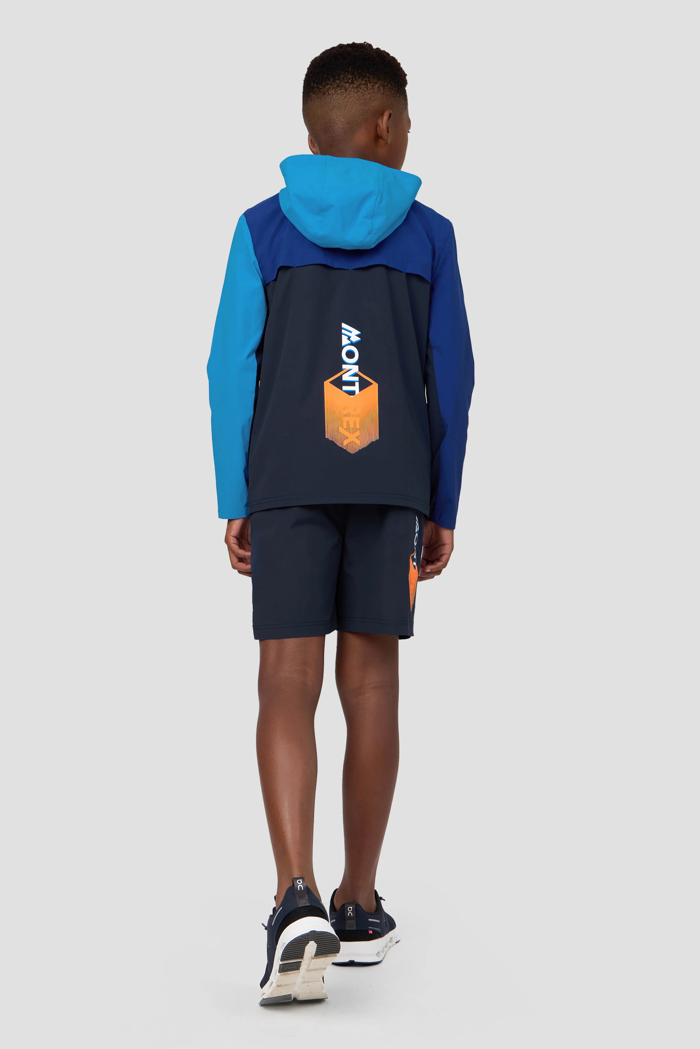 Boys MTX Run Jacket - Midnight Blue/Idaho Blue/Marine Blue - Image 4