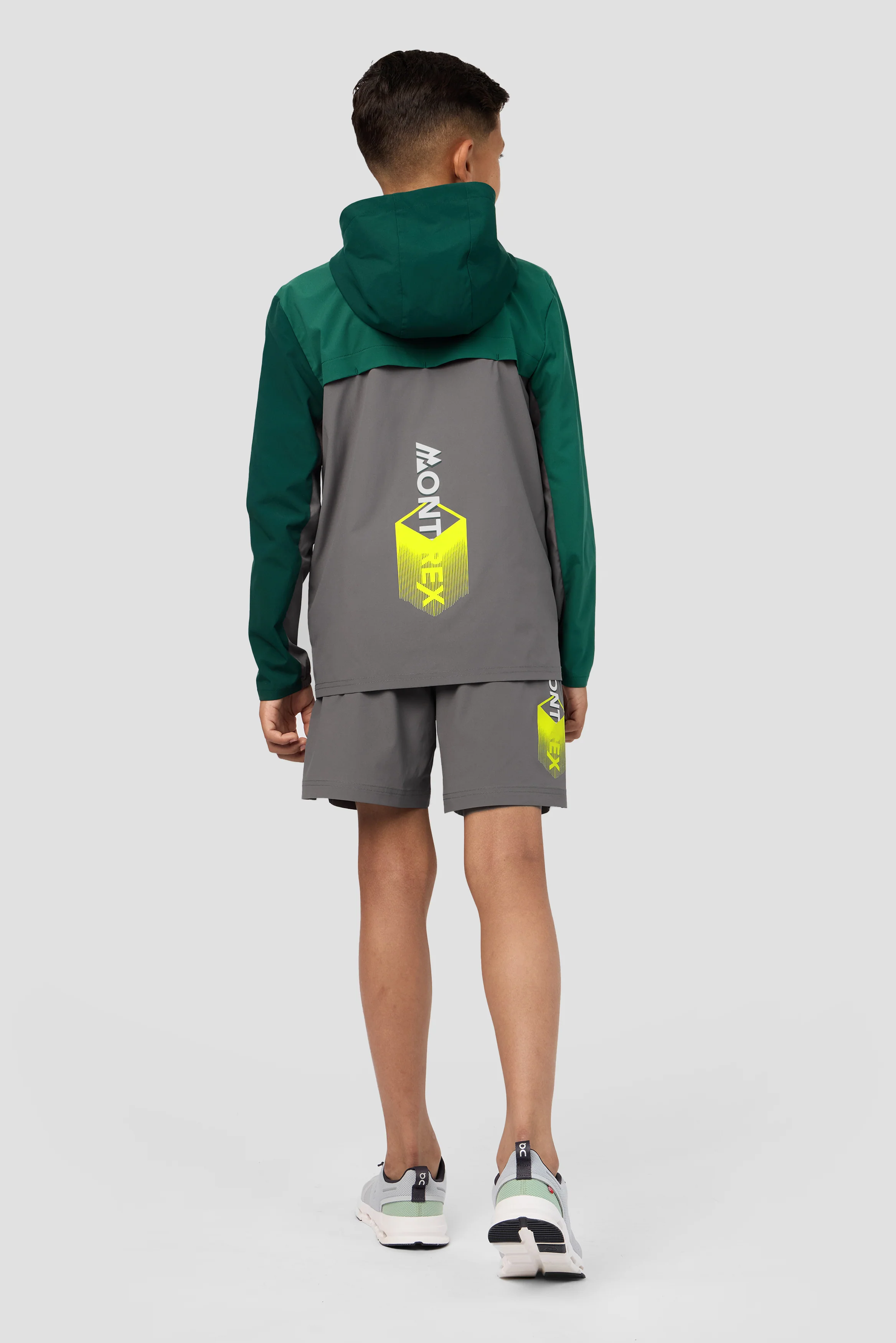 Boys MTX Run Short - Cement Grey - Image 6