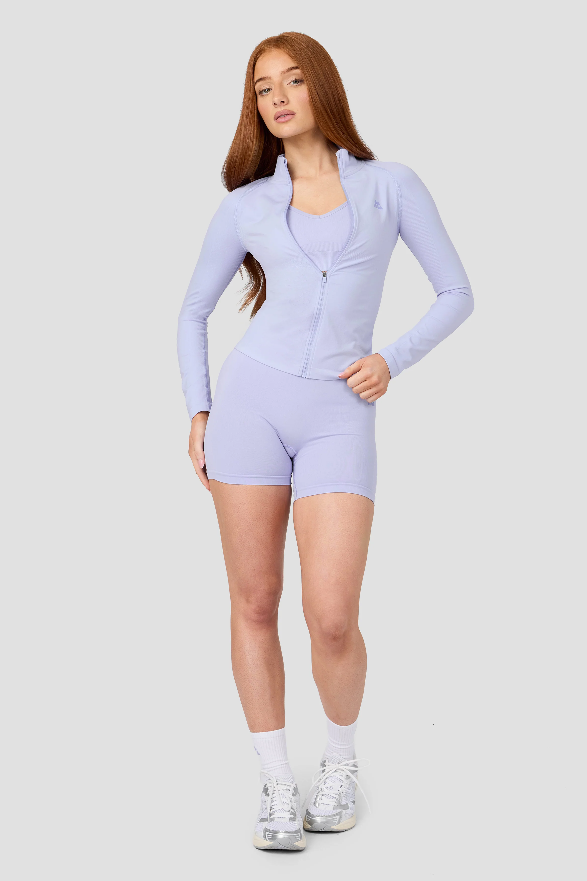 Muse Seamless Full Zip - Lilac Sapphire - Image 4