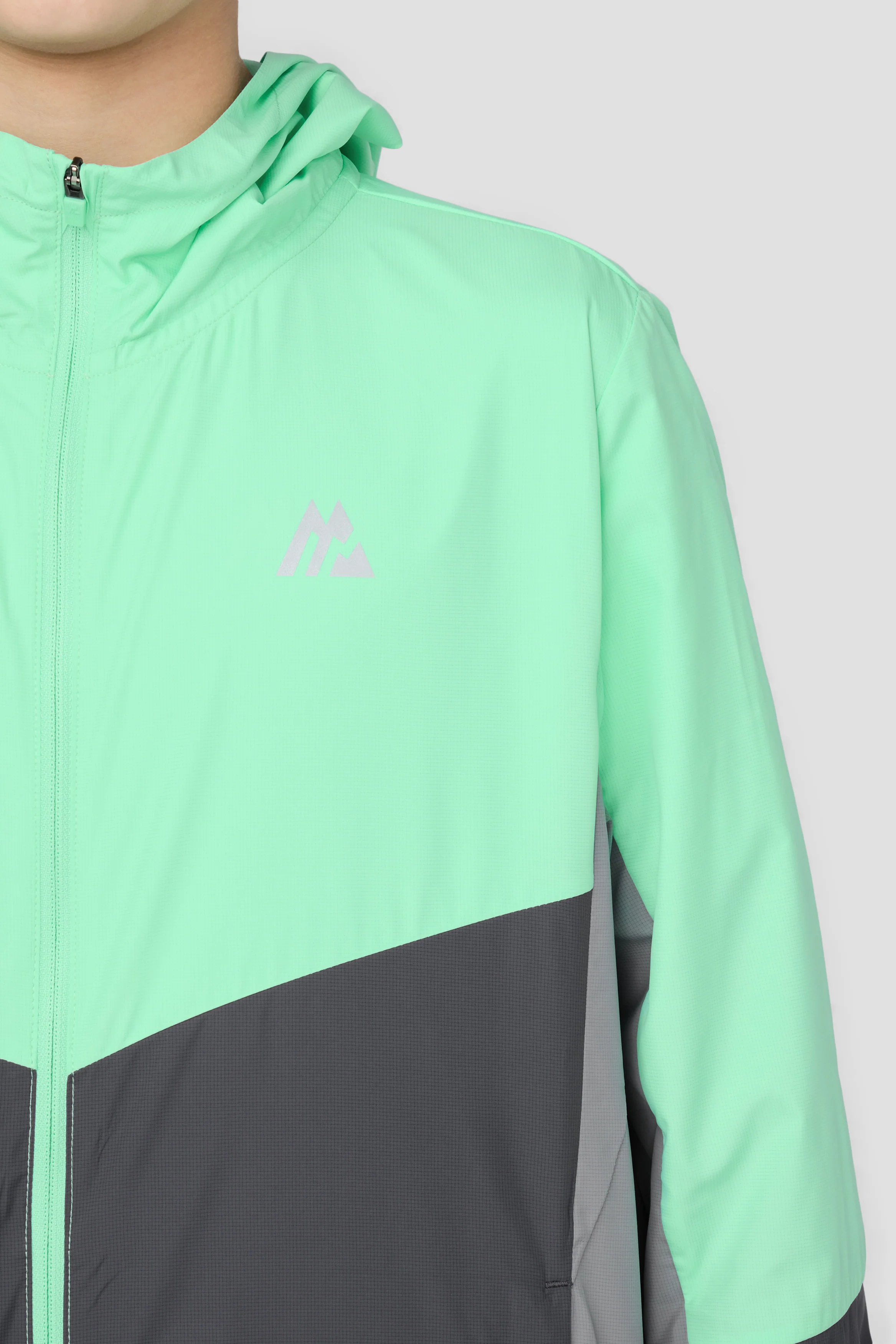 Boys Spectra Windbreaker - Duck Egg/Slate Grey/Platinum Grey - Image 3