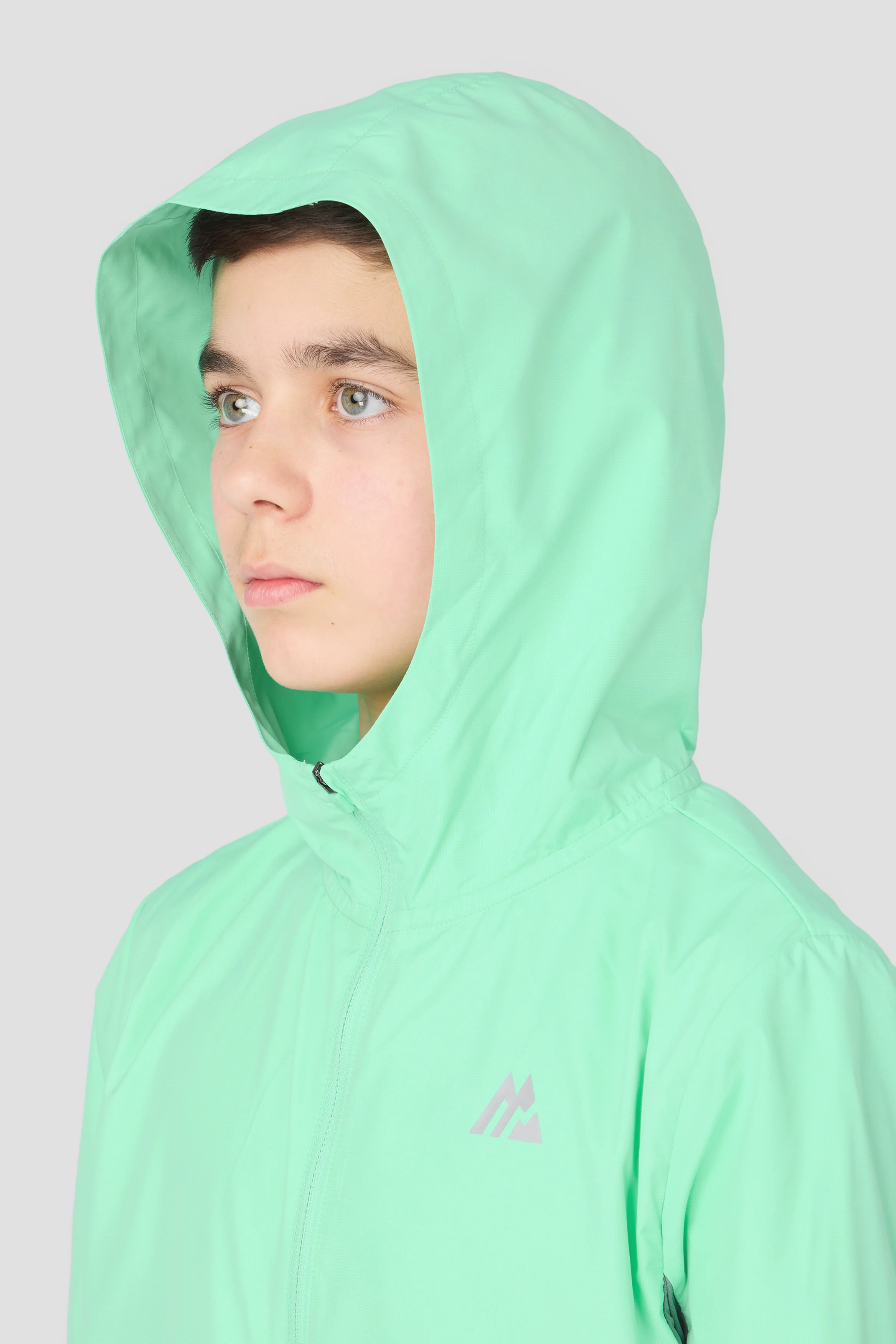 Boys Spectra Windbreaker - Duck Egg/Slate Grey/Platinum Grey - Image 5