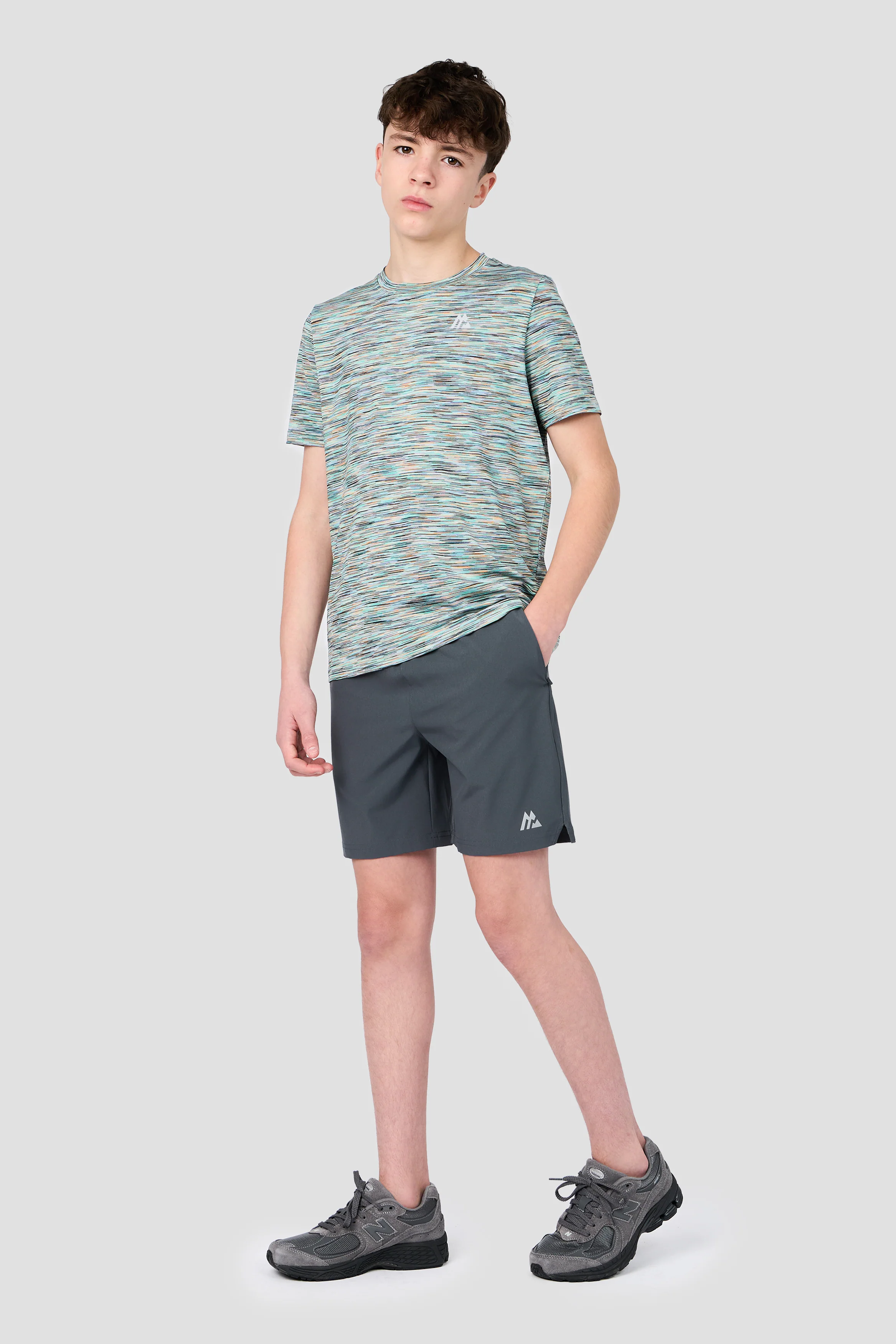 Boys Trail 2.0 Short - Grey/Pastel Multi/Black - Image 3