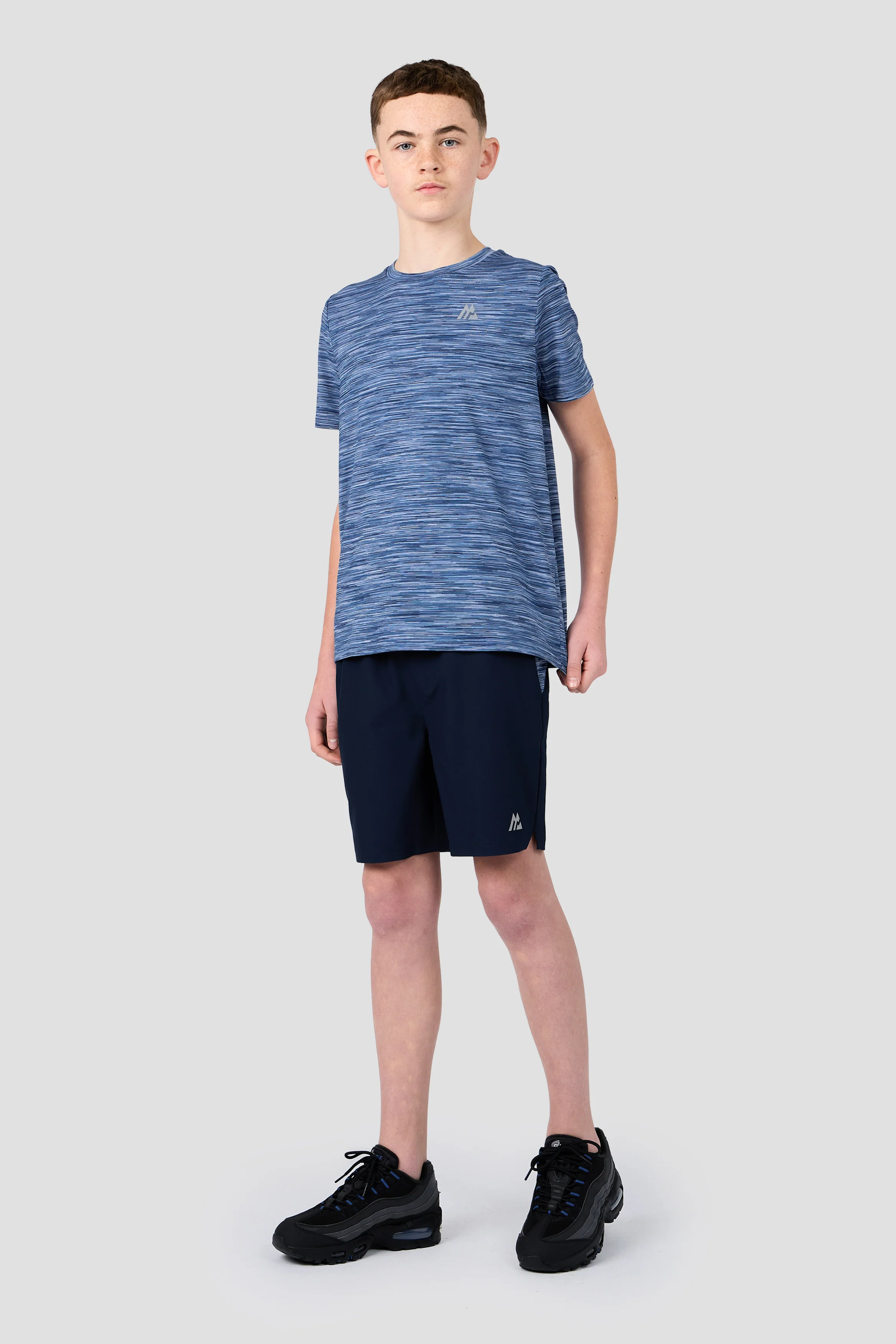 Boys Trail T-Shirt  - Navy/Charcoal Blue Multi - Image 4