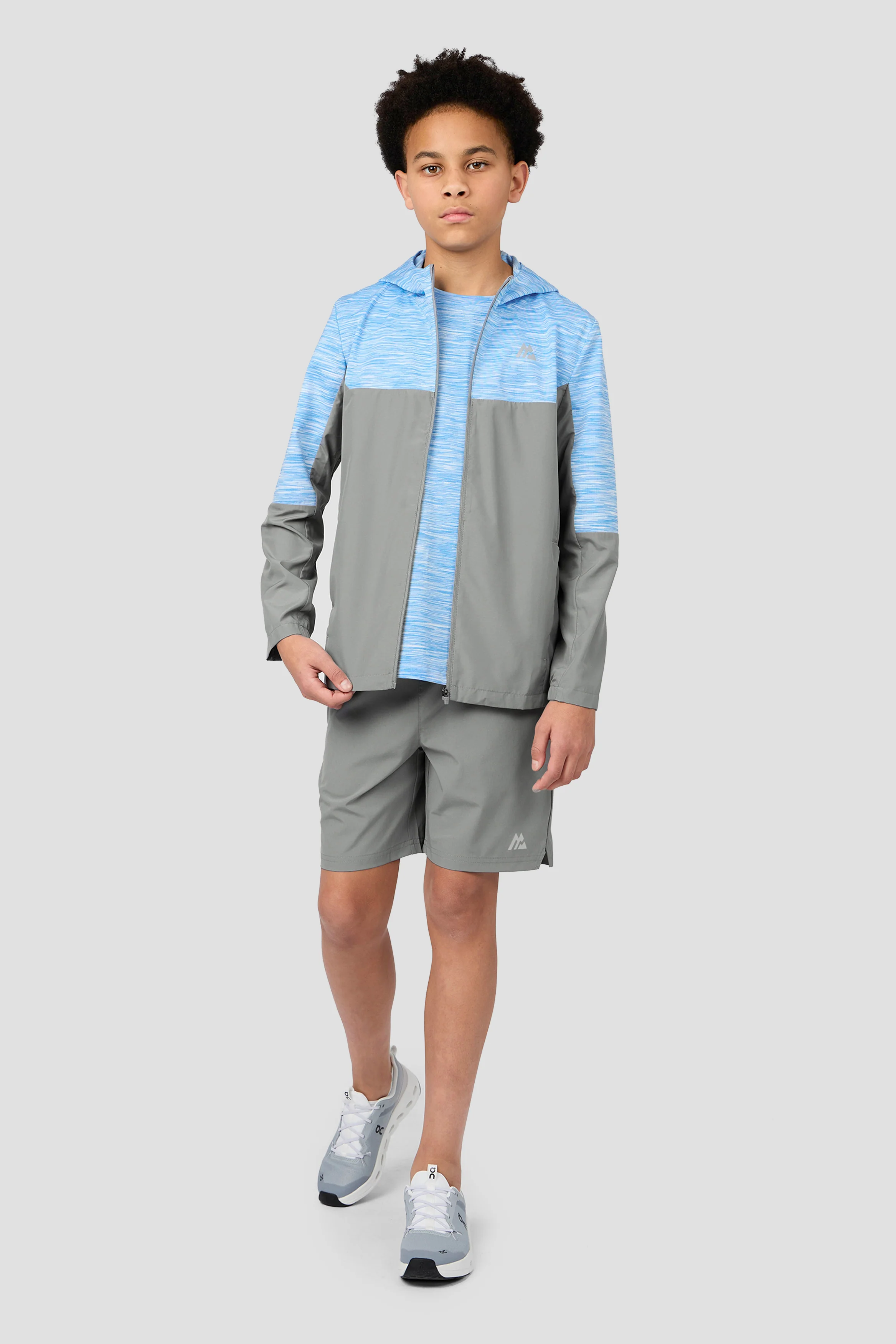 Boys Trail T-Shirt - Blue/White - Image 4