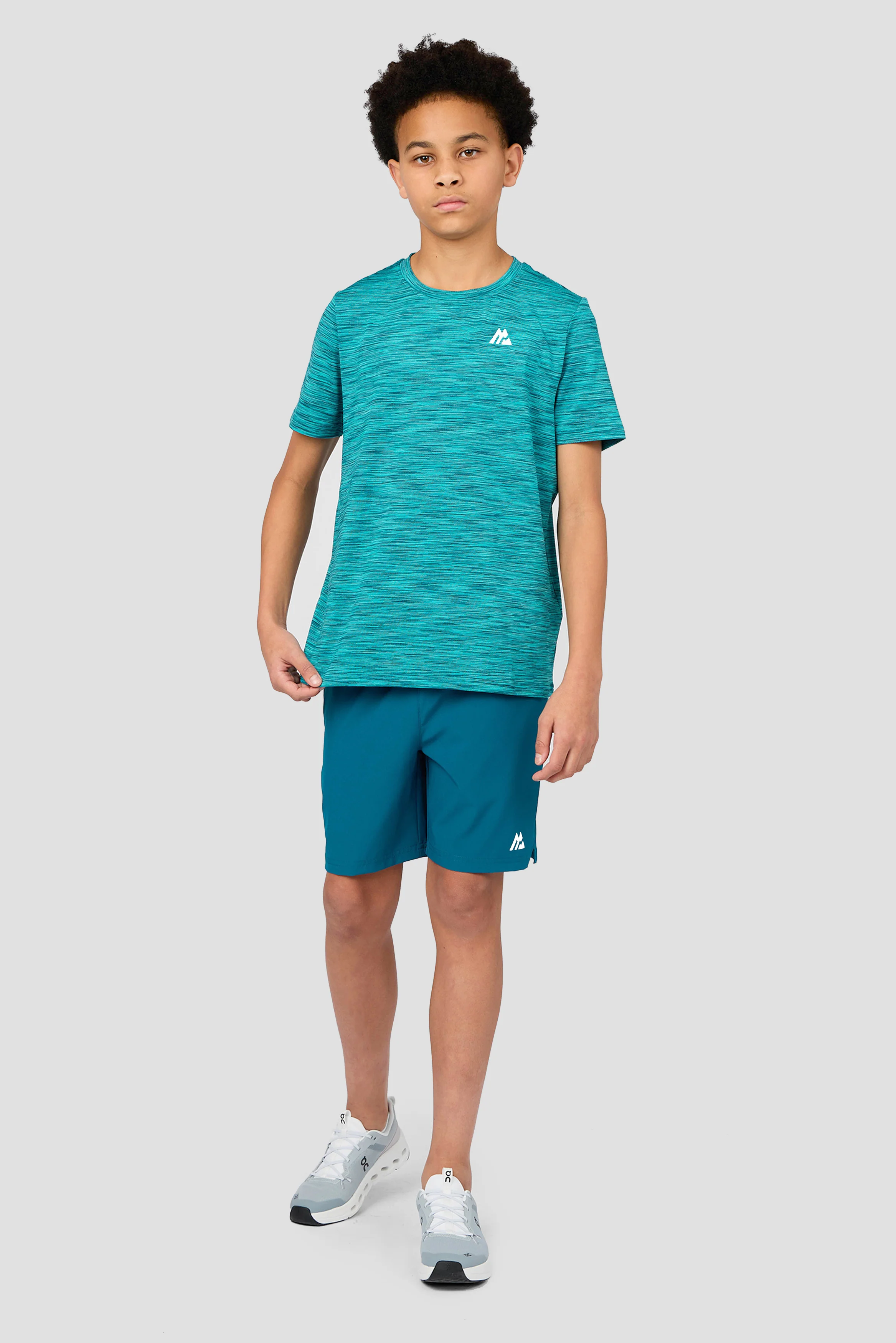 Boys Trail T-Shirt - Teal Multi - Image 3
