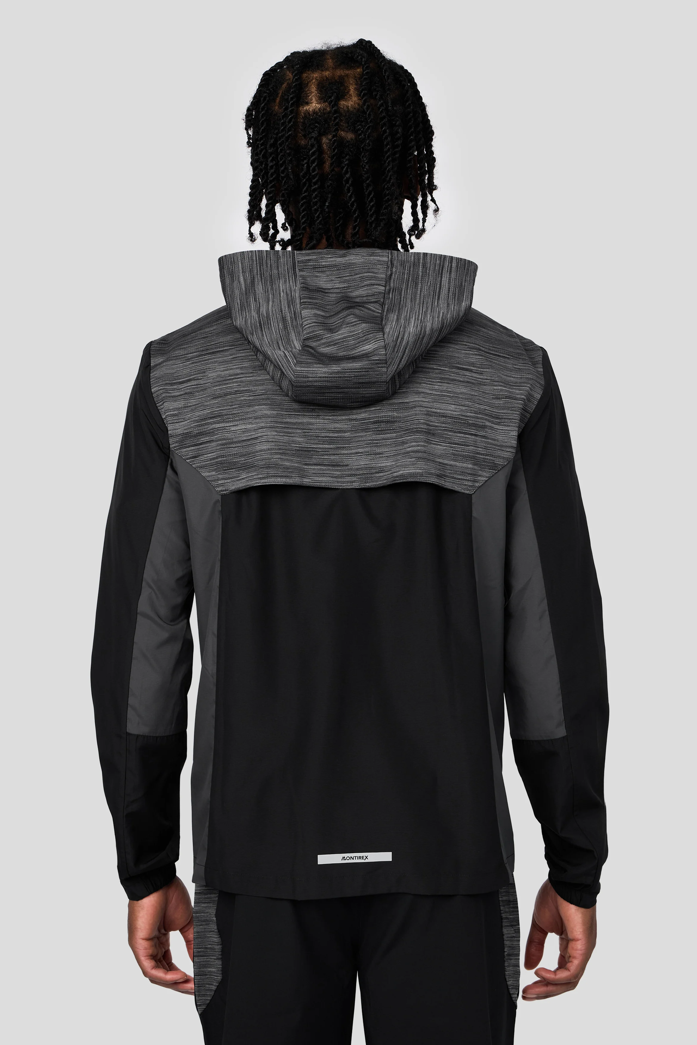 Trail Windbreaker - Black/Grey - Image 2