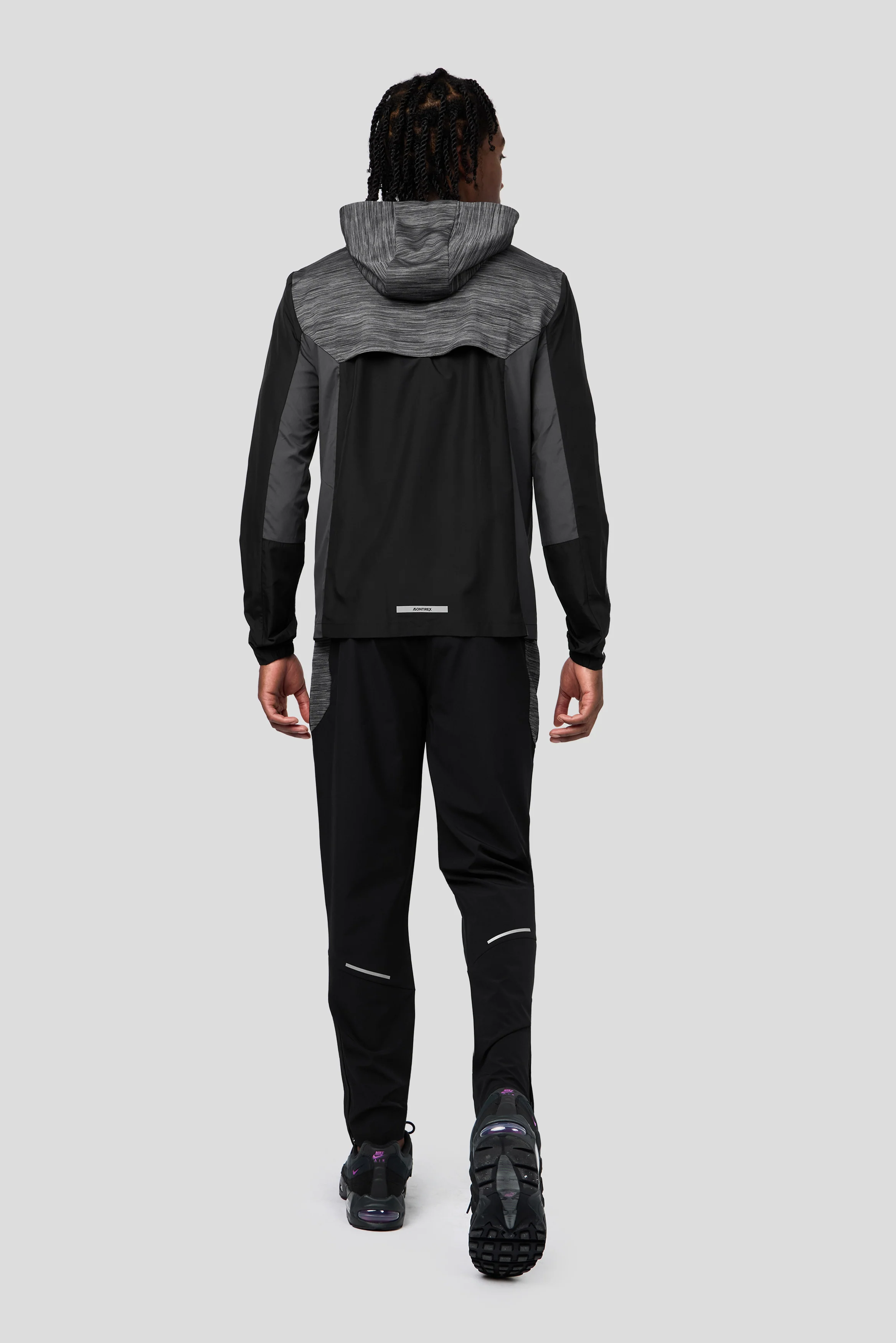 Trail Windbreaker - Black/Grey - Image 3