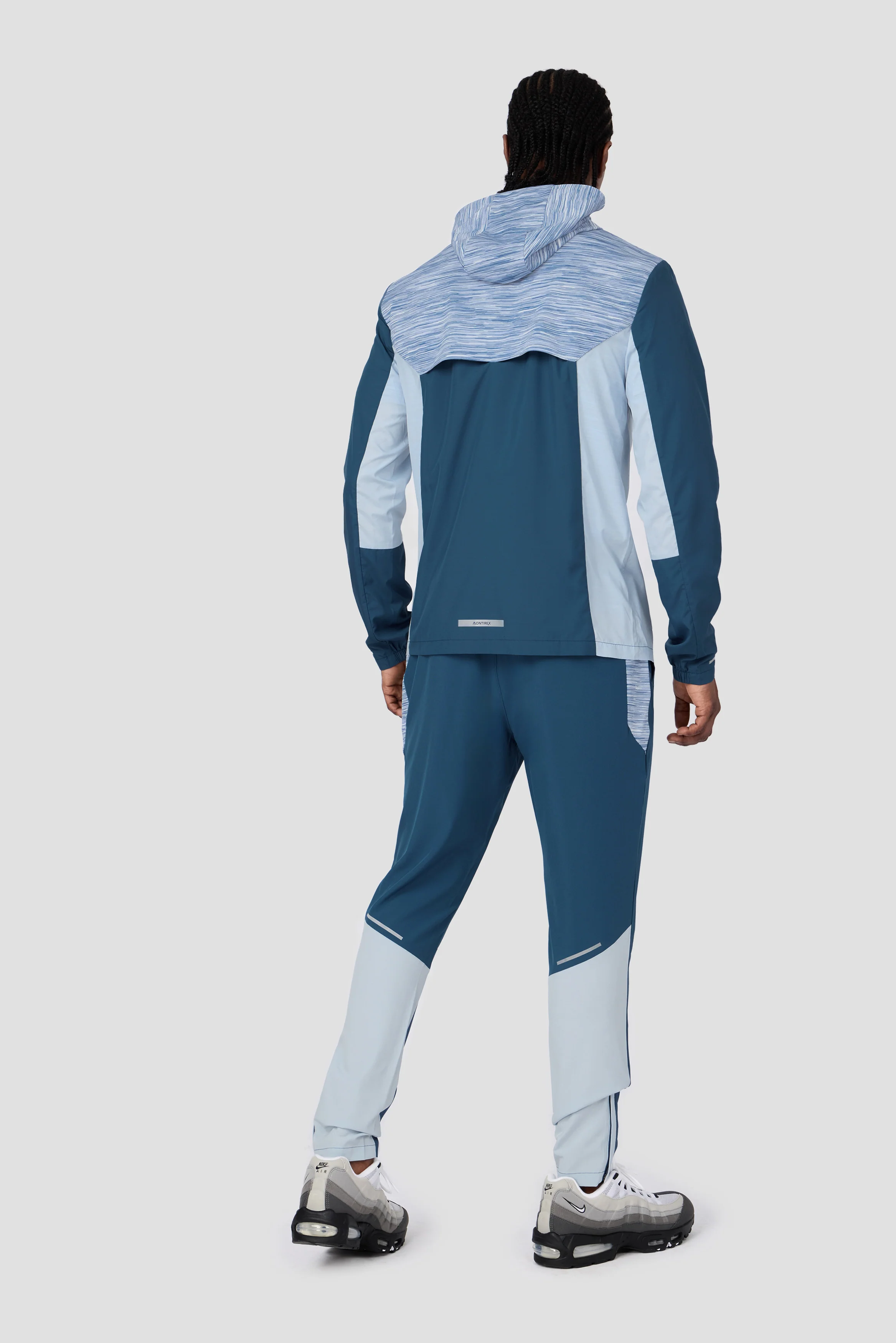 Trail Panel Running Pant - Blue/Light Blue Multi - Image 4