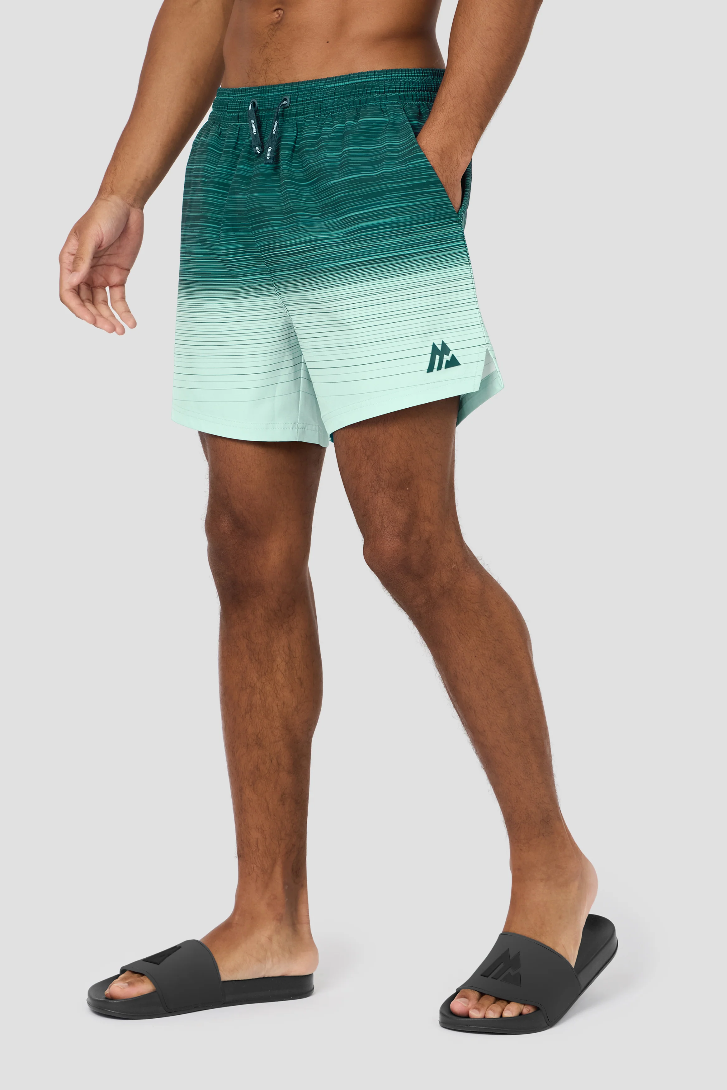 Trail Swim Short - Deep Teal/Water Spring