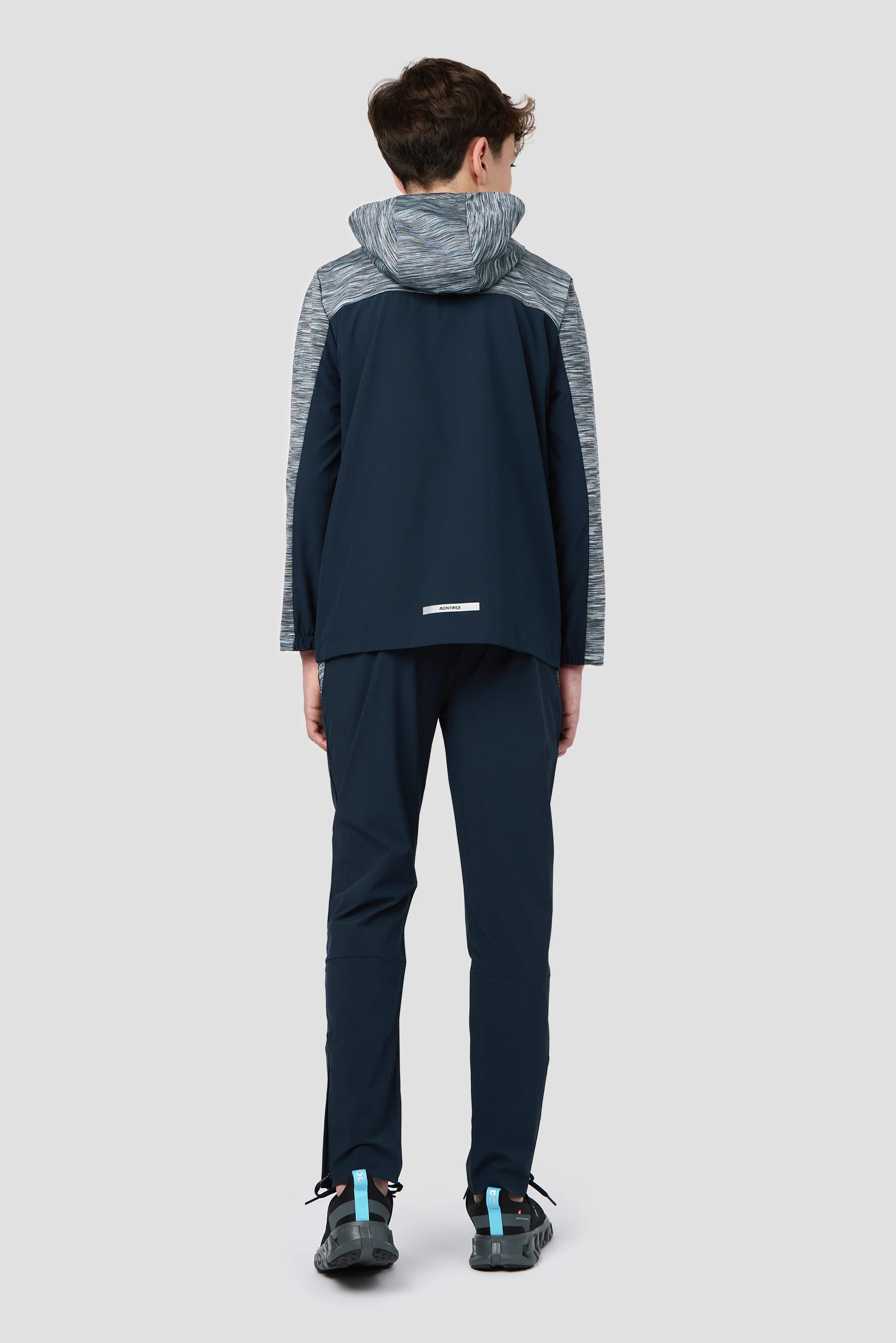 Boys Trail Windbreaker - Navy/Blue/Grey - Image 4