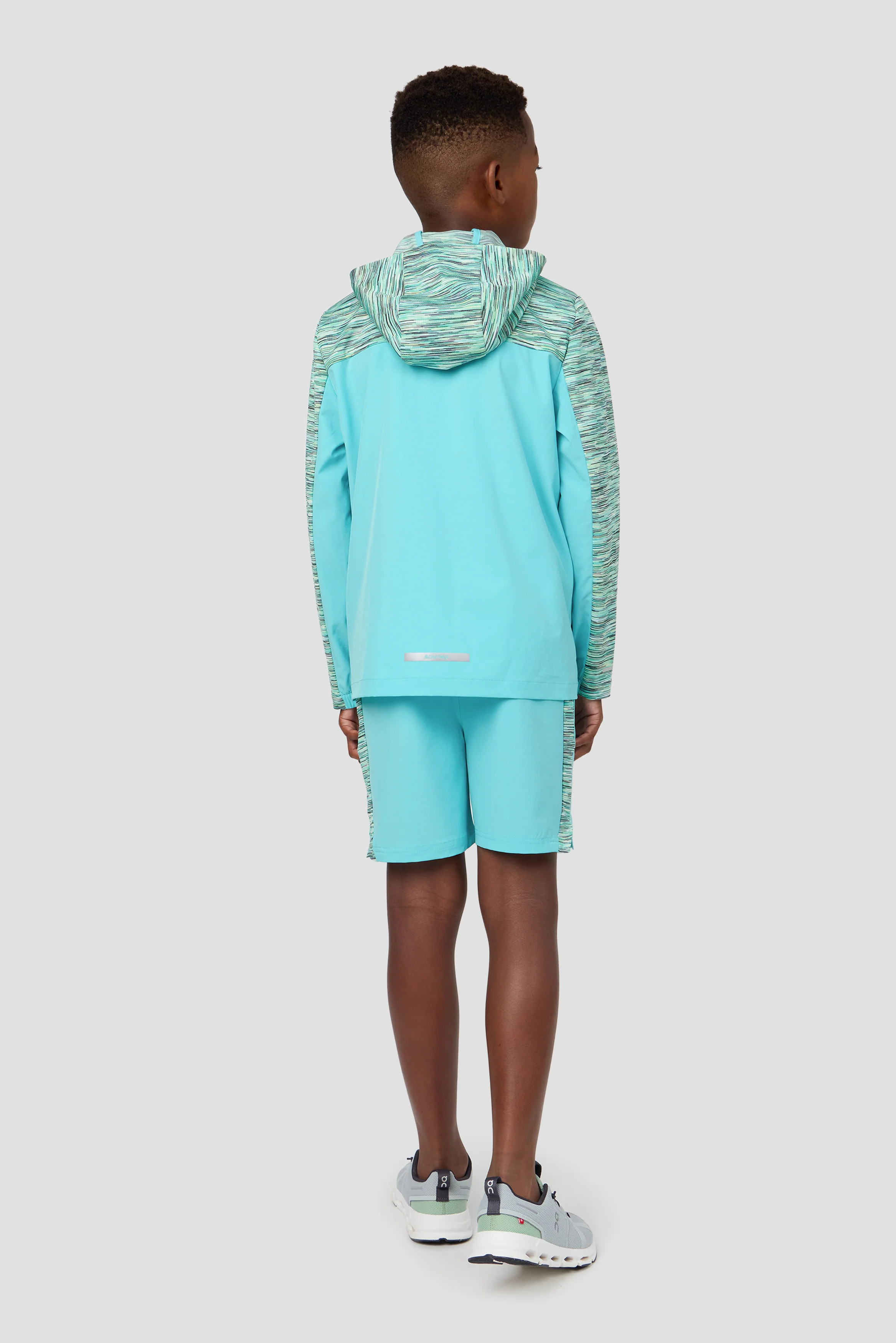 Boys Trail Windbreaker - Blue/Teal/Green - Image 4