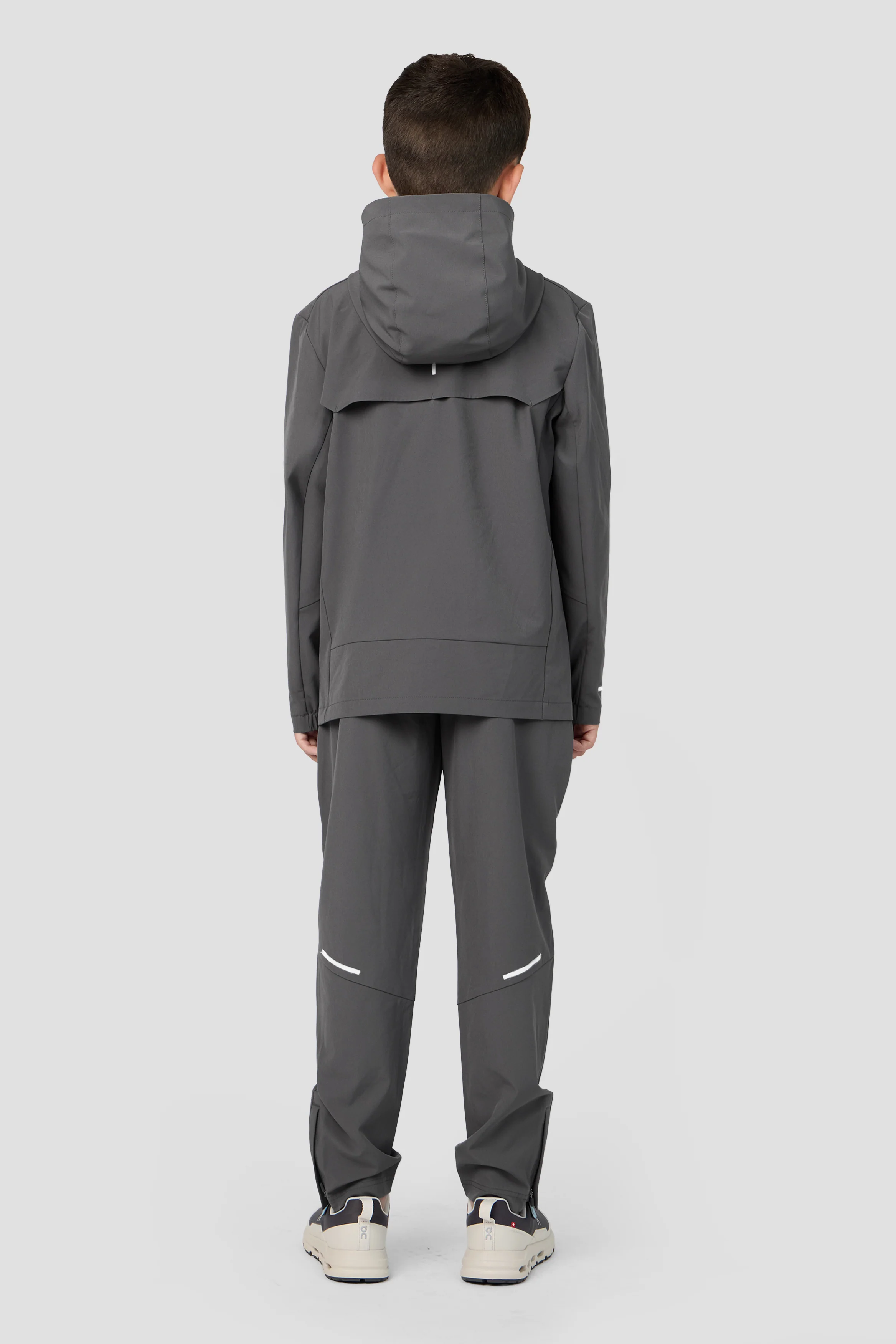 Boys Velocity Jacket - Cement Grey - Image 4