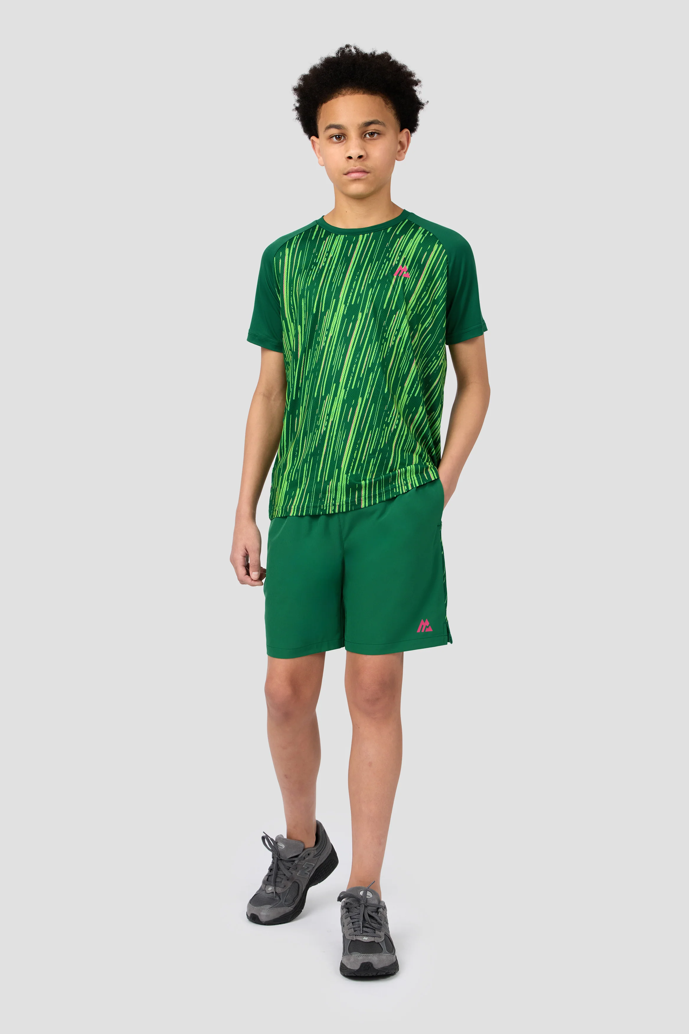 Boys Vigour T-Shirt - Spruce Green/Chameleon - Image 4