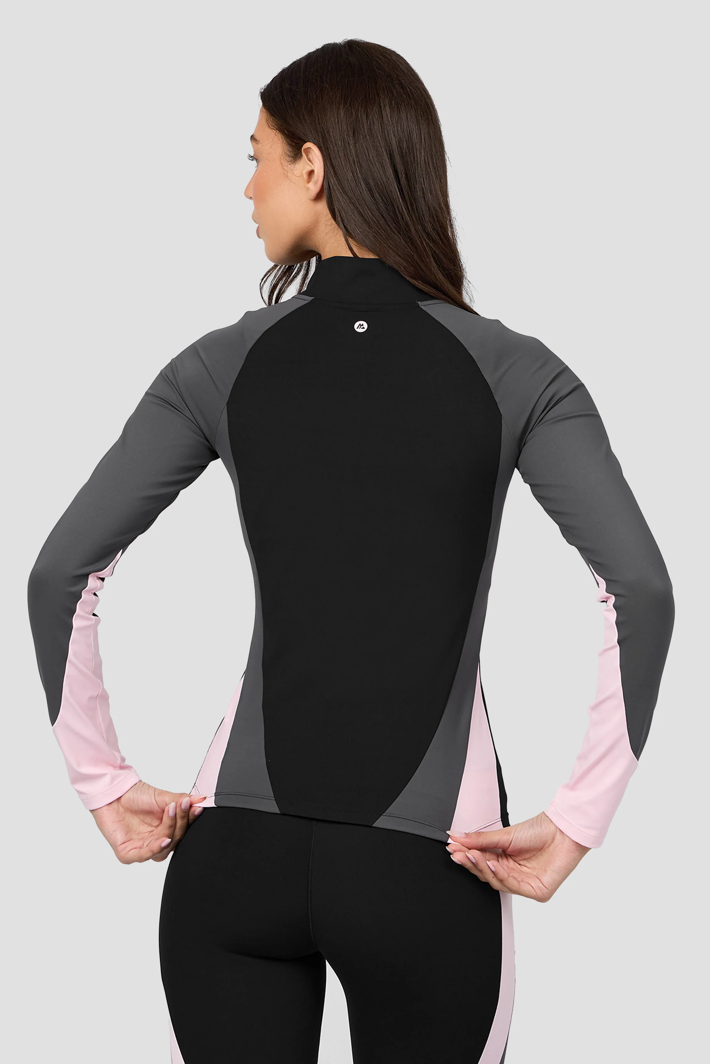Vision Full Zip - Black/Asphalt/Light Pink - Image 2